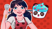 Ladybug Cooking Cupcake